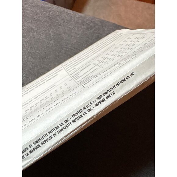 Simplicity 9475 Vintage Sewing Pattern 10+12+14 Womens Dresses 1986 Uncut - Picture 4 of 5